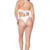 MATTE WHITE BIKINI BOTTOM - BALLEZZA 