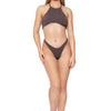 MATTE WHITE BIKINI TOP - BALLEZZA 